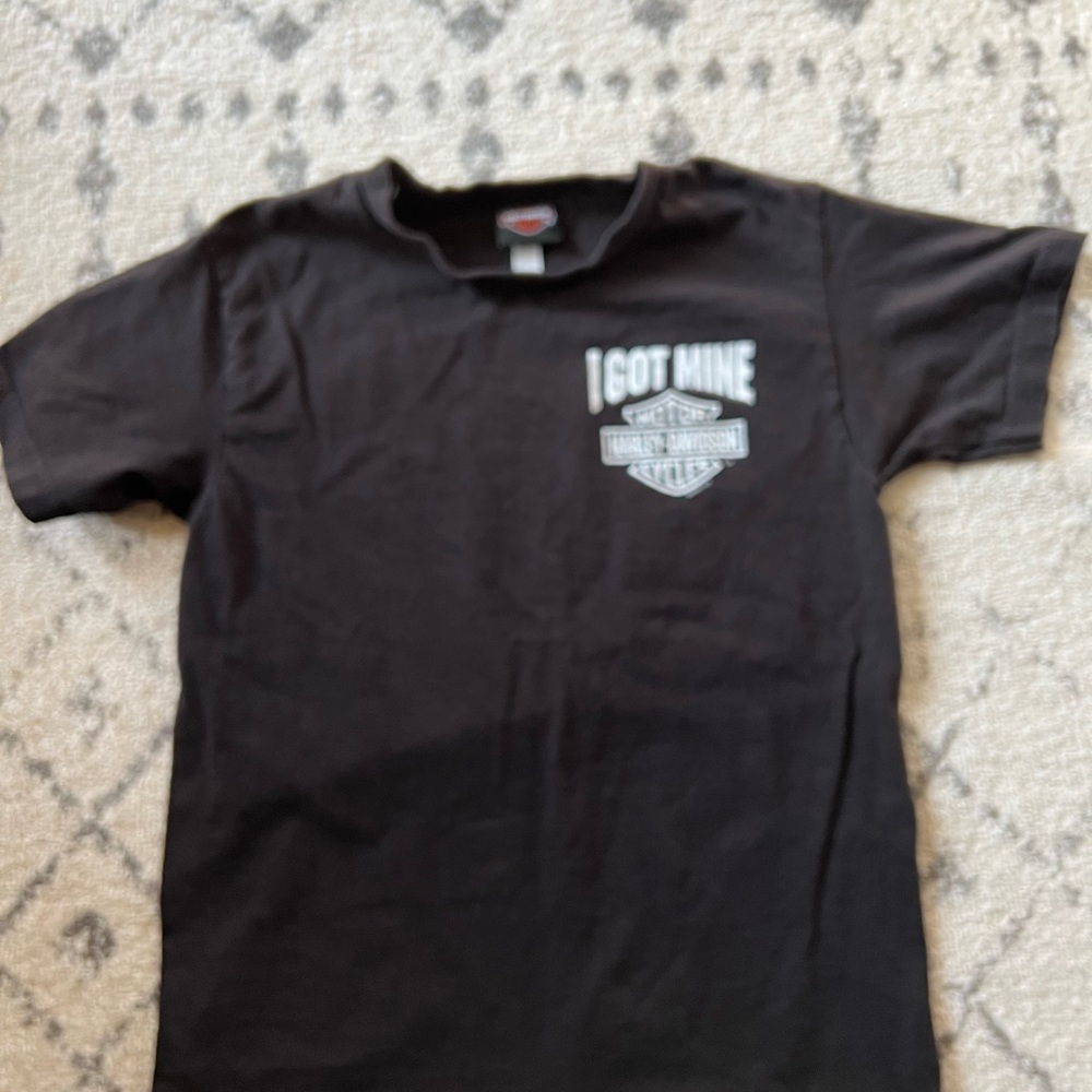 Harley-Davidson Black Short Sleeve Tee, Small